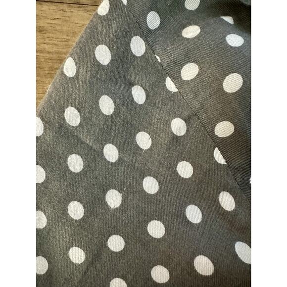 NWT Rachel Riley Grey Polka Dot Long Sleeve Rayon Dress European 5 *READ* - Picture 5 of 10